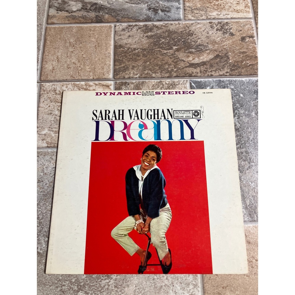Sarah Vaughan‎ Dreamy Roulette Records SR 52046 Stereo Vinyl LP Album